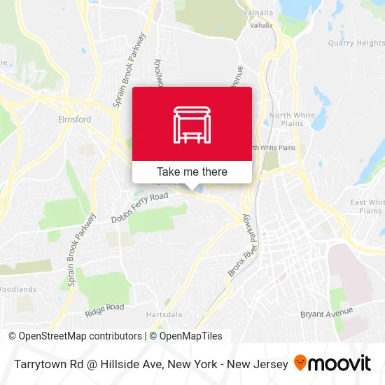 Tarrytown Rd @ Hillside Ave map