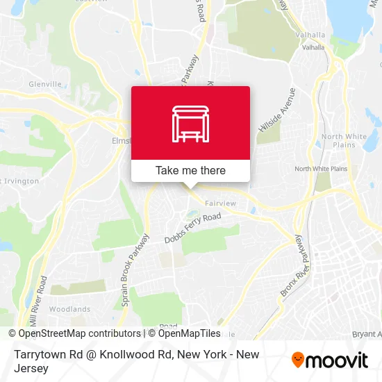 Tarrytown Rd @ Knollwood Rd map