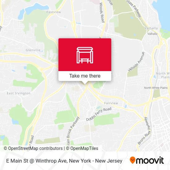 E Main St @ Winthrop Ave map