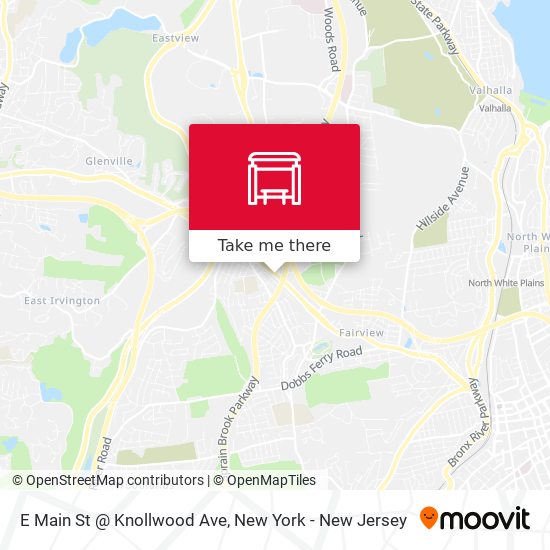Mapa de E Main St @  Knollwood Ave