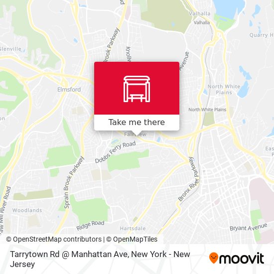Tarrytown Rd @ Manhattan Ave map