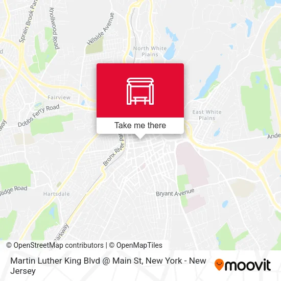 Mapa de Martin Luther King Blvd @ Main St