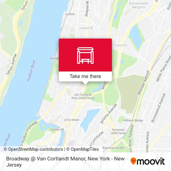 Mapa de Broadway @ Van Cortlandt Manor