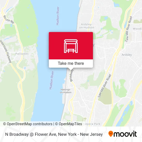 N Broadway @ Flower Ave map