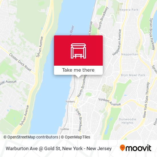 Mapa de Warburton Ave @ Gold St
