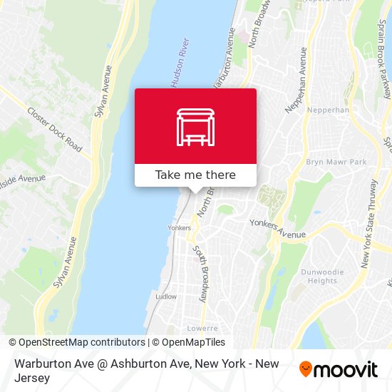 Warburton Ave @ Ashburton Ave map