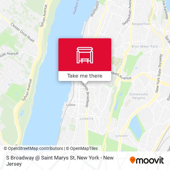 S Broadway @ Saint Marys St map
