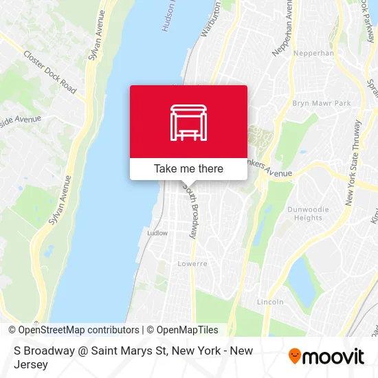 S Broadway @ Saint Marys St map