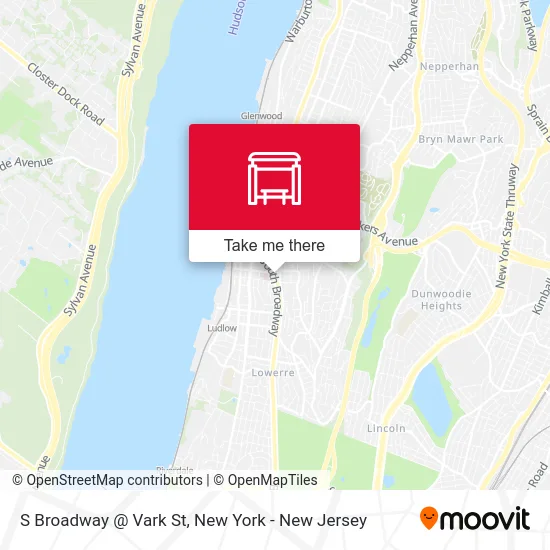 S Broadway @ Vark St map