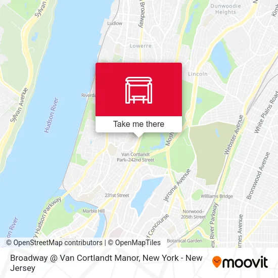 Broadway @ Van Cortlandt Manor map