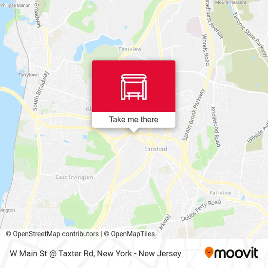 W Main St @ Taxter Rd map