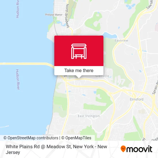 White Plains Rd @ Meadow St map