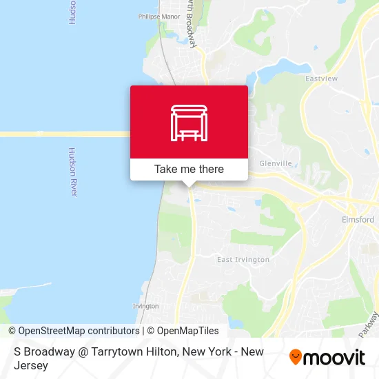 S Broadway @ Tarrytown Hilton map