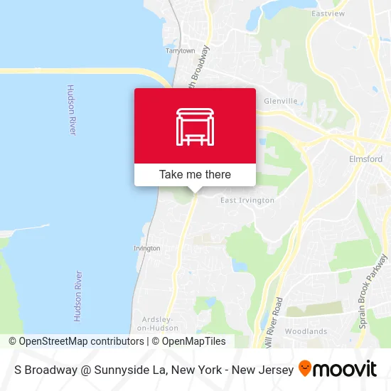 S Broadway @ Sunnyside La map