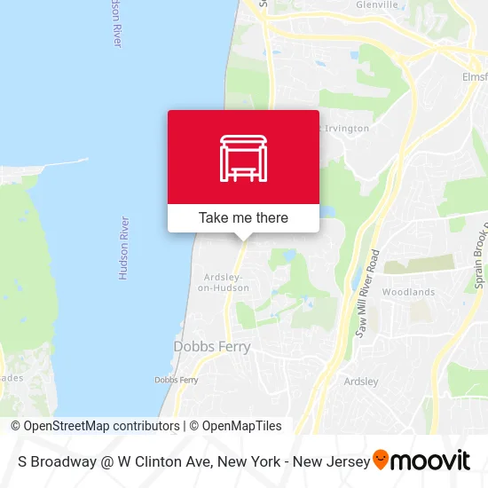 S Broadway @ W Clinton Ave map