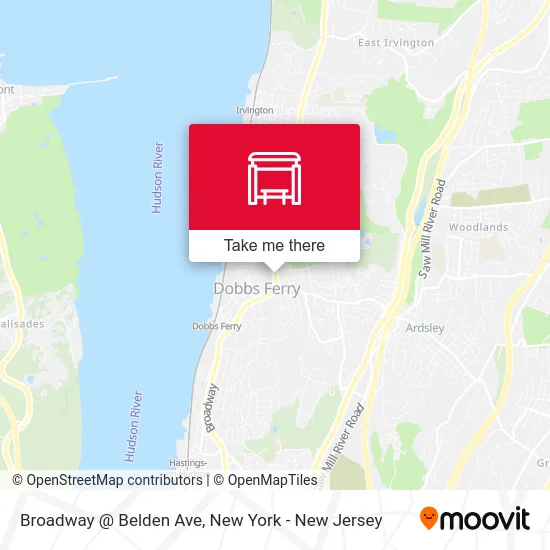 Broadway @ Belden Ave map