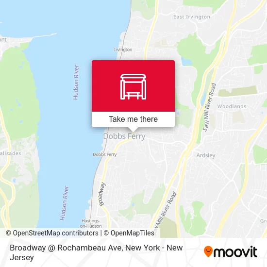 Mapa de Broadway @ Rochambeau Ave
