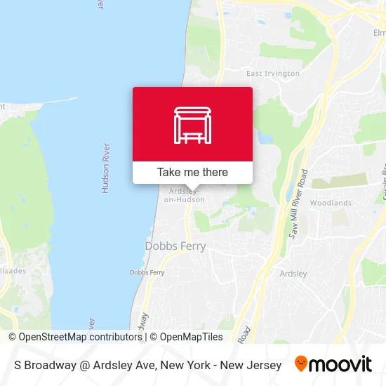 S Broadway @ Ardsley Ave map