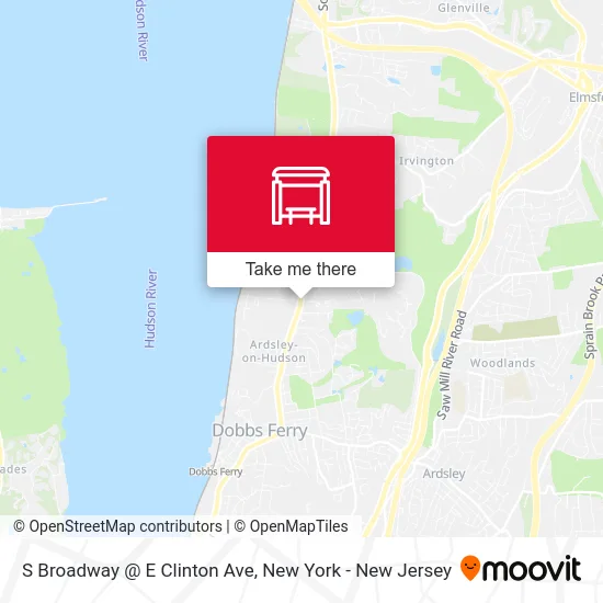 S Broadway @ E Clinton Ave map