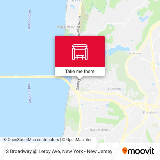 S Broadway @ Leroy Ave map