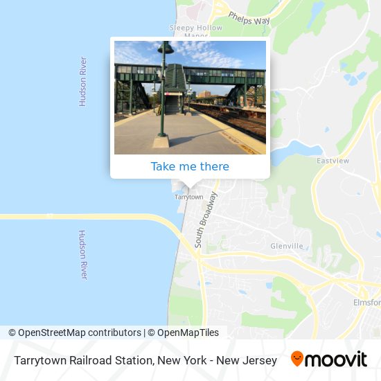 Mapa de Tarrytown Railroad Station