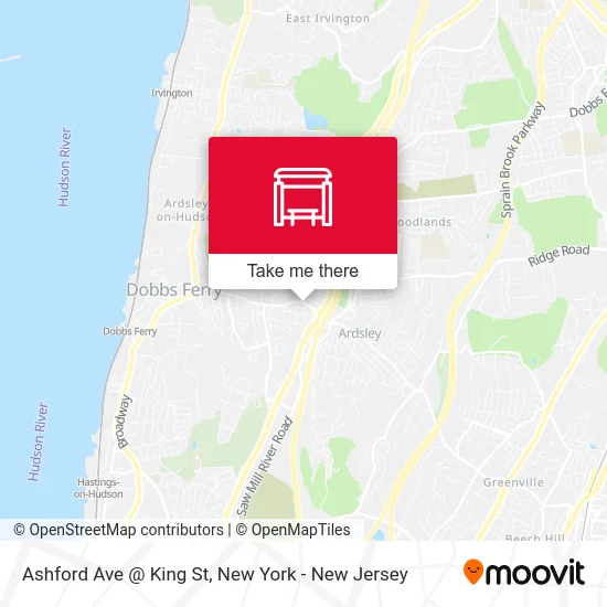 Ashford Ave @ King St map