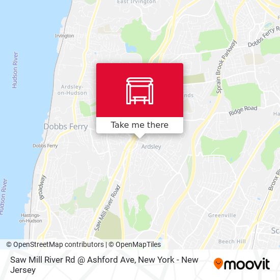 Saw Mill River Rd @ Ashford Ave map