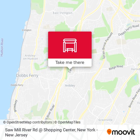 Saw Mill River Rd @ Shopping Center map