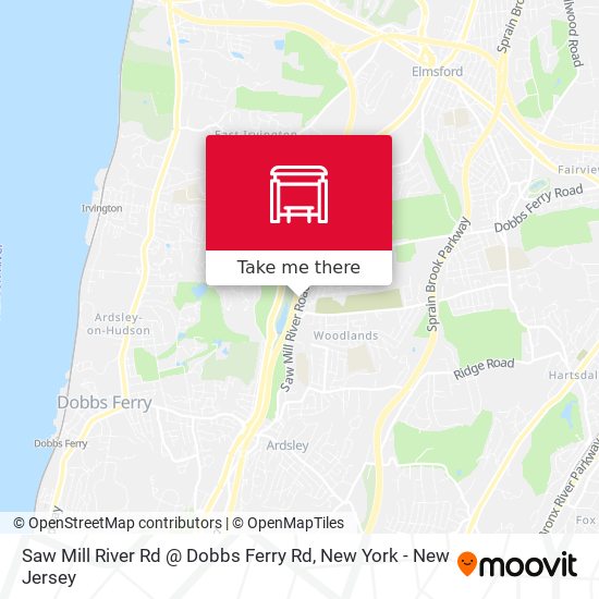 Mapa de Saw Mill River Rd @ Dobbs Ferry Rd