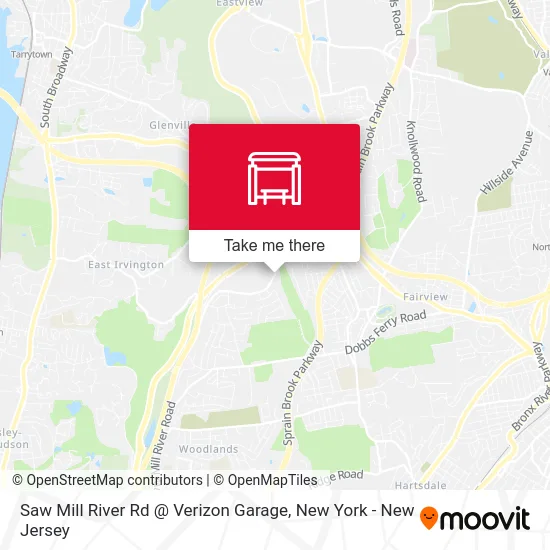 Saw Mill River Rd @ Verizon Garage map