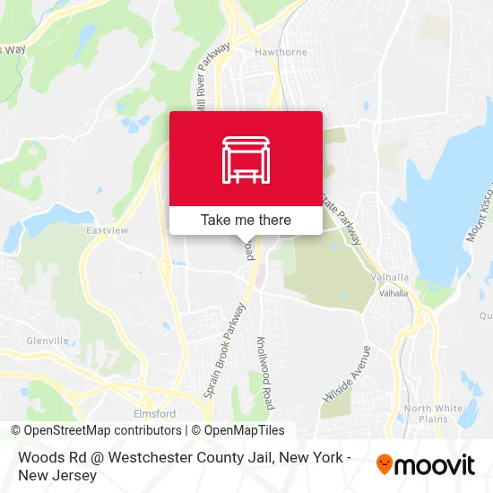Woods Rd @ Westchester County Jail map