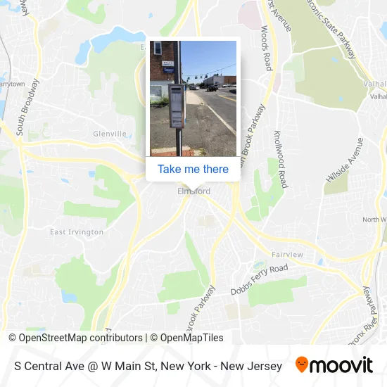 S Central Ave @ W Main St map