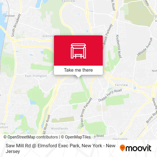 Saw Mill Rd @ Elmsford Exec Park map