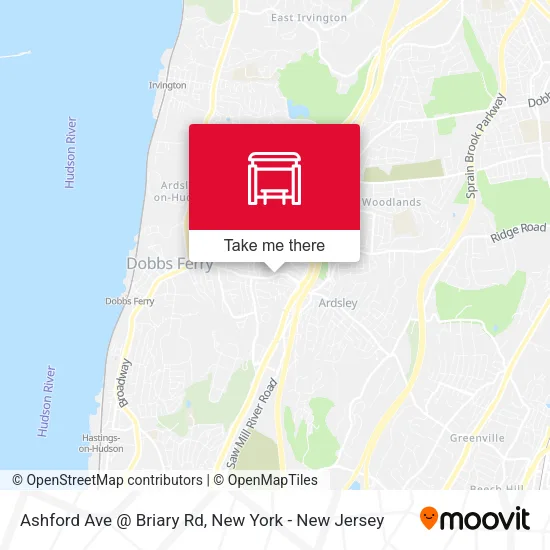 Mapa de Ashford Ave @ Briary Rd