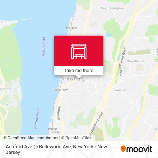 Mapa de Ashford Ave @ Bellewood Ave