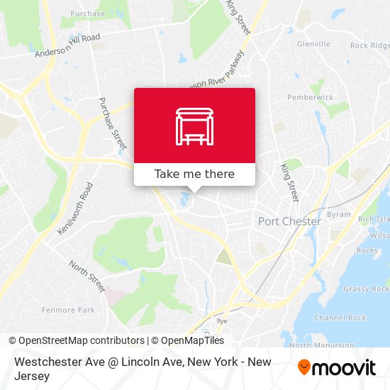Westchester Ave @ Lincoln Ave map