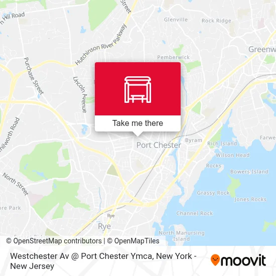 Westchester Av @ Port Chester Ymca map