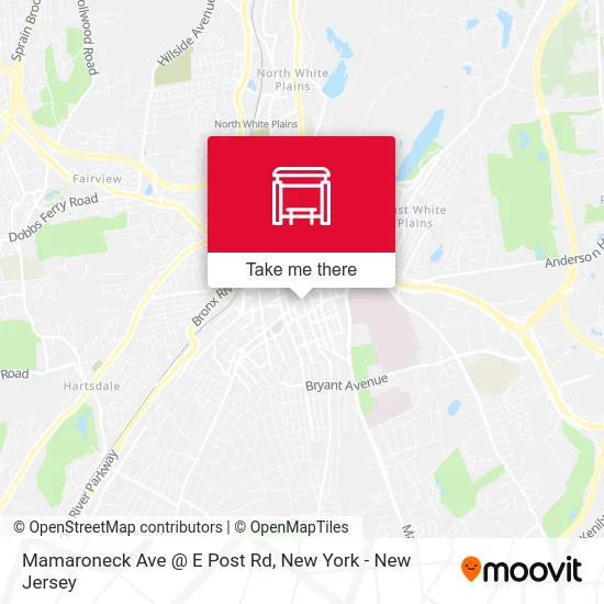 Mamaroneck Ave @ E Post Rd map