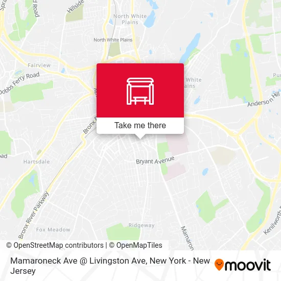 Mamaroneck Ave @ Livingston Ave map