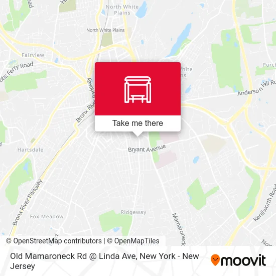 Old Mamaroneck Rd @ Linda Ave map