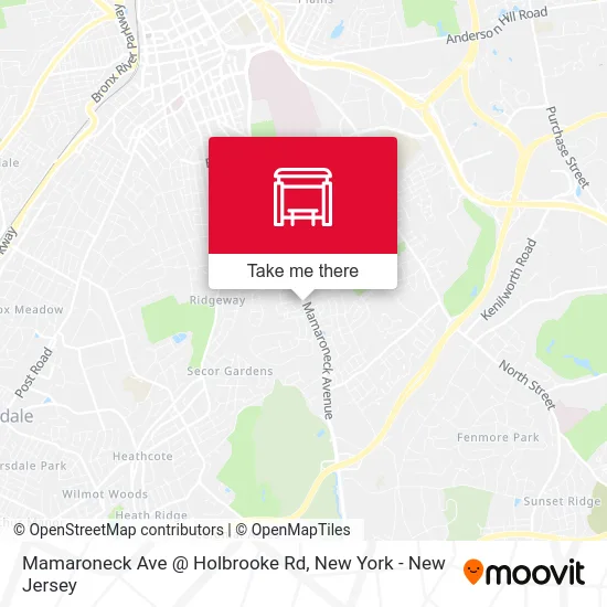 Mamaroneck Ave @ Holbrooke Rd map