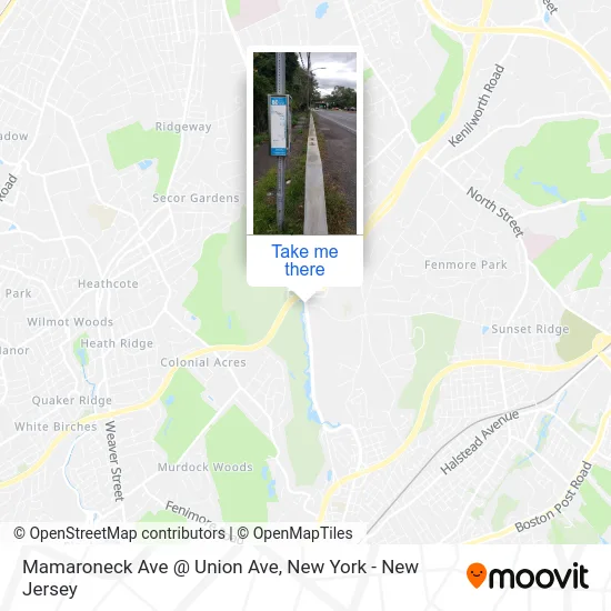 Mamaroneck Ave @ Union Ave map
