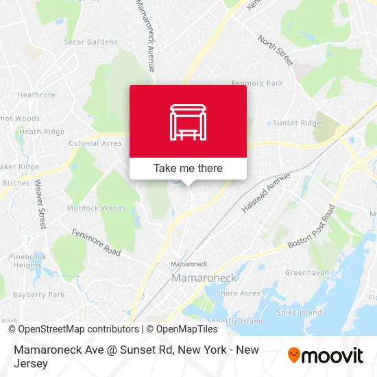 Mamaroneck Ave @ Sunset Rd map