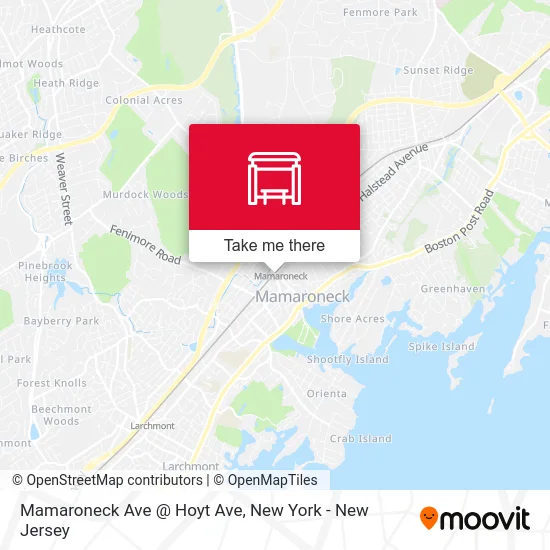 Mamaroneck Ave @ Hoyt Ave map