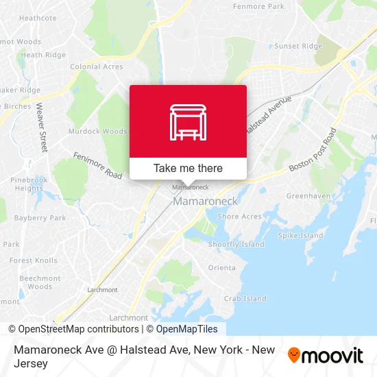 Mamaroneck Ave @ Halstead Ave map