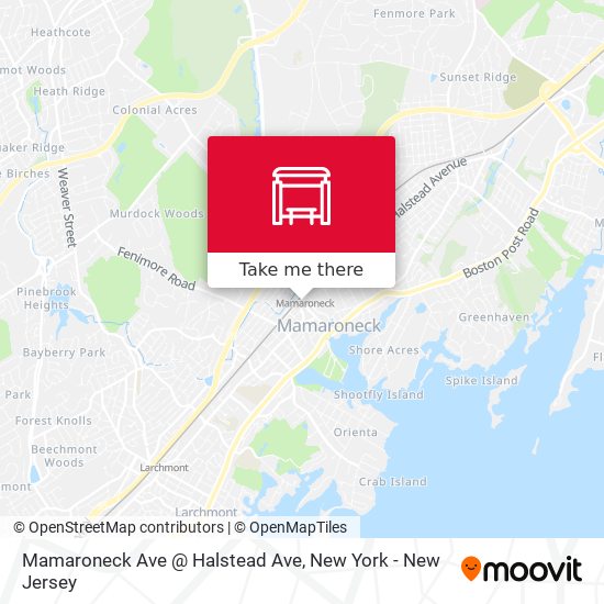 Mapa de Mamaroneck Ave @ Halstead Ave