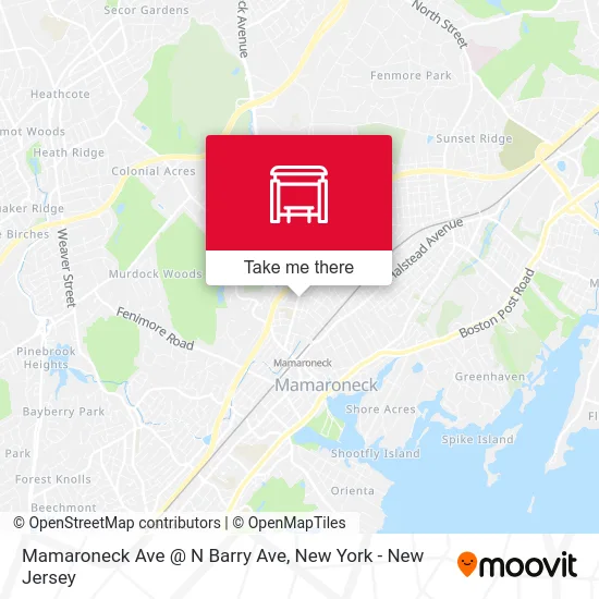 Mamaroneck Ave @ N Barry Ave map