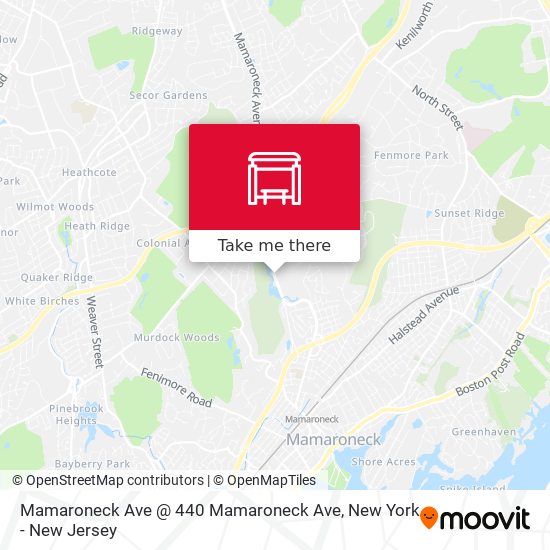 Mapa de Mamaroneck Ave @ 440 Mamaroneck Ave