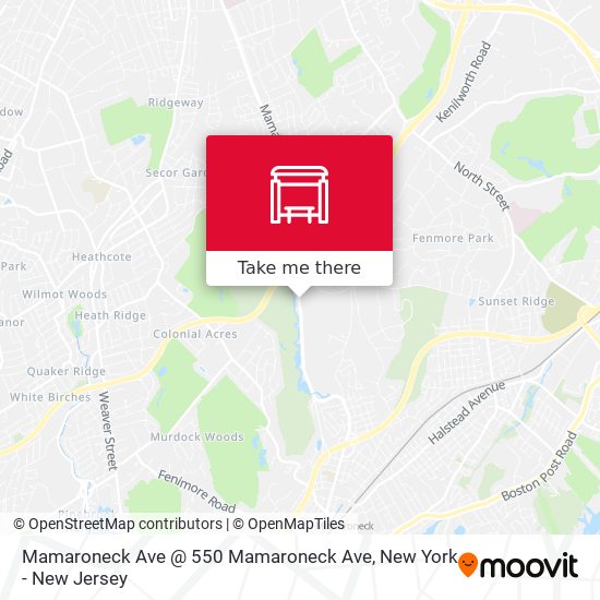 Mamaroneck Ave @ 550 Mamaroneck Ave map