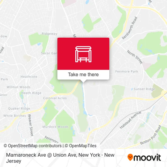 Mamaroneck Ave @ Union Ave map